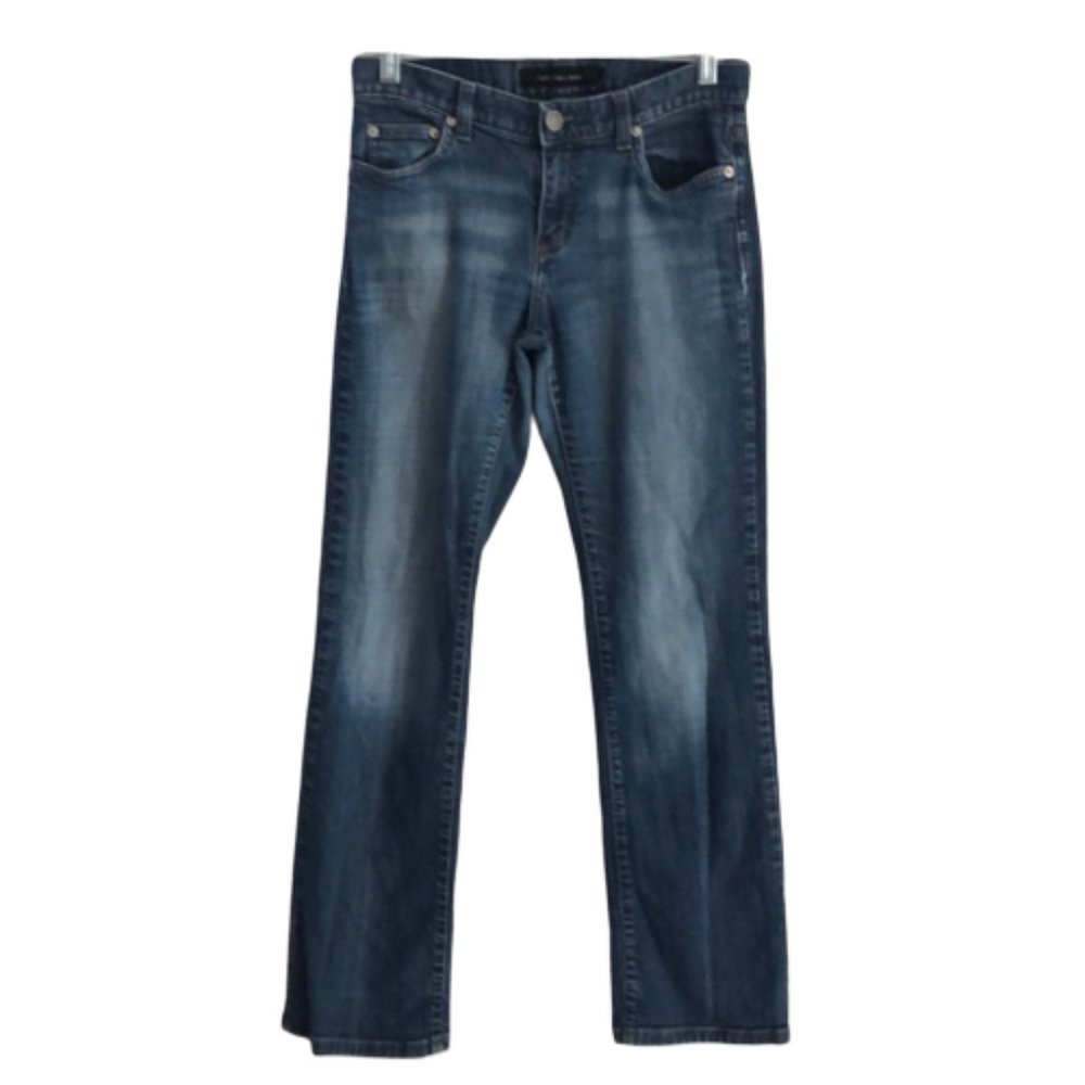 CALVIN KLEIN medium wash faded bootcut jean